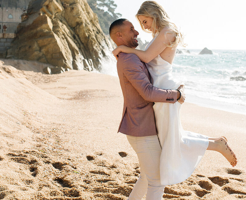 couple shoot on COSTA BRAVA
